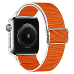 สายไนลอนยืดหยุ่นสูงสำหรับเปลี่ยนสาย Apple Watch Series, 7 41mm / 6 & SE & 5 & 4 40mm / 3 & 2 & 1 38mm, 7 45mm / 6 & SE & 5 & 4 44mm / 3 & 2 & 1 42mm