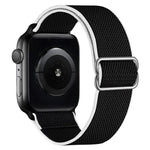 สายไนลอนยืดหยุ่นสูงสำหรับเปลี่ยนสาย Apple Watch Series, 7 41mm / 6 & SE & 5 & 4 40mm / 3 & 2 & 1 38mm, 7 45mm / 6 & SE & 5 & 4 44mm / 3 & 2 & 1 42mm
