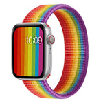 สายไนลอนแบบรอบเดียวสำหรับเปลี่ยนสาย ขนาด S 135mm สำหรับ Apple Watch Series 6 & SE & 5 & 4 40mm / 3 & 2 & 1 38mm, S 135mm 40mm / 38mm