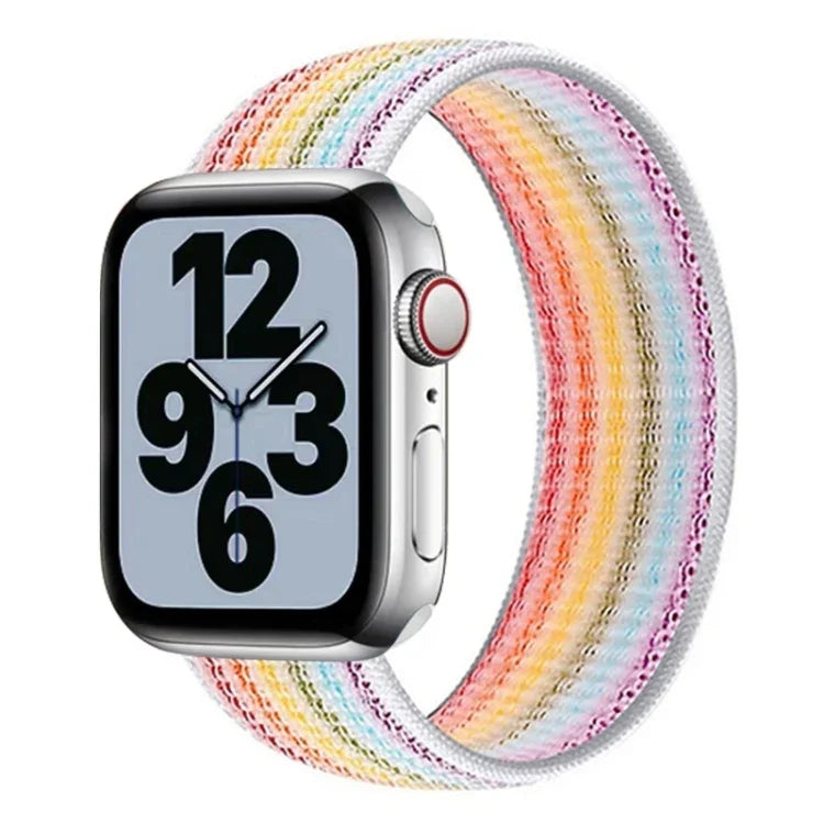 สายไนลอนแบบรอบเดียวสำหรับเปลี่ยนสาย ขนาด S 135mm สำหรับ Apple Watch Series 6 & SE & 5 & 4 40mm / 3 & 2 & 1 38mm, S 135mm 40mm / 38mm