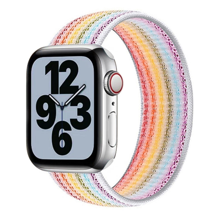 สายไนลอนแบบรอบเดียวสำหรับเปลี่ยนสาย ขนาด S 135mm สำหรับ Apple Watch Series 6 & SE & 5 & 4 40mm / 3 & 2 & 1 38mm, S 135mm 40mm / 38mm