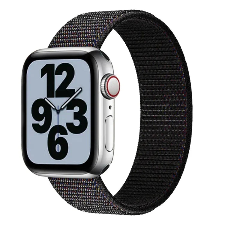 Single Lap Nylon Replacement Watchband, Size: M 155mm For Apple Watch Series 6 & SE & 5 & 4 44mm / 3 & 2 & 1 42mm, M 155mm 44mm / 42mm