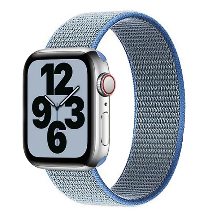สายไนลอนแบบรอบเดียวสำหรับเปลี่ยนสาย ขนาด L 165mm สำหรับ Apple Watch Series 6 & SE & 5 & 4 44mm / 3 & 2 & 1 42mm, L 165mm 44mm / 42mm