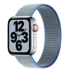 สายไนลอนแบบรอบเดียวสำหรับเปลี่ยนสาย ขนาด L 165mm สำหรับ Apple Watch Series 6 & SE & 5 & 4 44mm / 3 & 2 & 1 42mm, L 165mm 44mm / 42mm