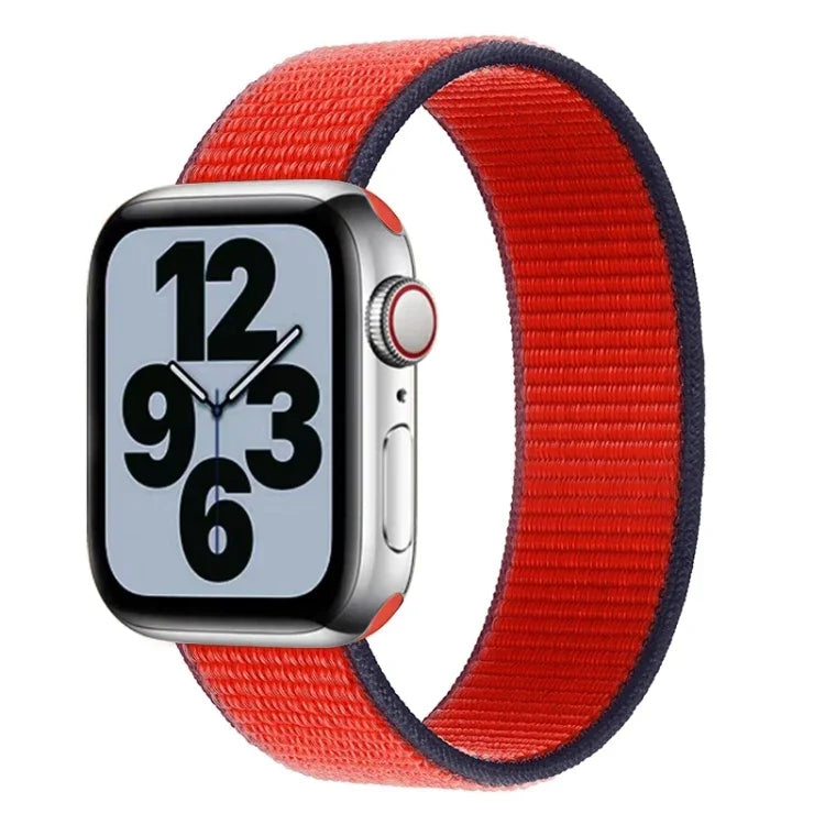 สายไนลอนแบบรอบเดียวสำหรับเปลี่ยนสาย ขนาด L 165mm สำหรับ Apple Watch Series 6 & SE & 5 & 4 44mm / 3 & 2 & 1 42mm, L 165mm 44mm / 42mm