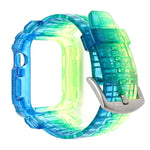 สายเคส TPU แบบไล่ระดับสีสำหรับ Apple Watch Series 9 / 8 / 7 45mm / 6 / 5 / 4 / Watch SE 44mm / Watch 42mm, สำหรับ Apple Watch Series 9 / 8 / 7 45mm / 6 / 5 / 4 / Watch SE 44mm / Watch 42mm