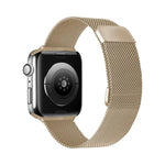 สายรัดนาฬิกาแบบยืดหยุ่นแม่เหล็กมิลานแบบสองส่วนสำหรับ Apple Watch Series, 7 45mm / 6 & SE & 5 & 4 44mm / 3 & 2 & 1 42mm, 7 41mm / 6 & SE & 5 & 4 40mm / 3 & 2 & 1 38mm