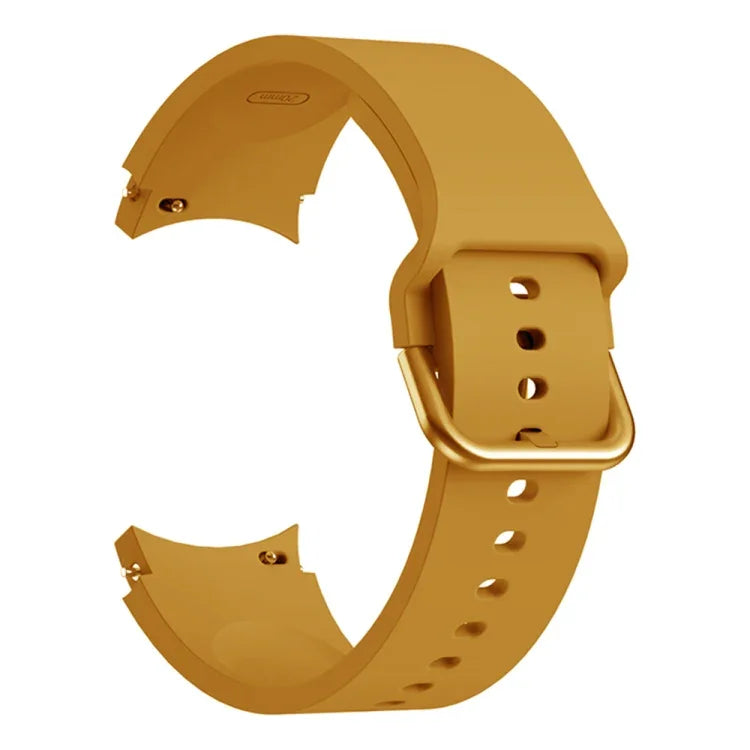 สายซิลิโคนสีสันสดใสพร้อมหัวเข็มขัดเปลี่ยนได้ สำหรับ Samsung Galaxy Watch4 ขนาด 40 มม., สำหรับ Samsung Galaxy Watch4 ขนาด 44 มม., สำหรับ Samsung Galaxy Watch4 Classic ขนาด 42 มม., สำหรับ Samsung Galaxy Watch4 Classic ขนาด 46 มม.