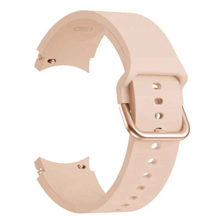 สายซิลิโคนสีสันสดใสพร้อมหัวเข็มขัดเปลี่ยนได้ สำหรับ Samsung Galaxy Watch4 ขนาด 40 มม., สำหรับ Samsung Galaxy Watch4 ขนาด 44 มม., สำหรับ Samsung Galaxy Watch4 Classic ขนาด 42 มม., สำหรับ Samsung Galaxy Watch4 Classic ขนาด 46 มม.