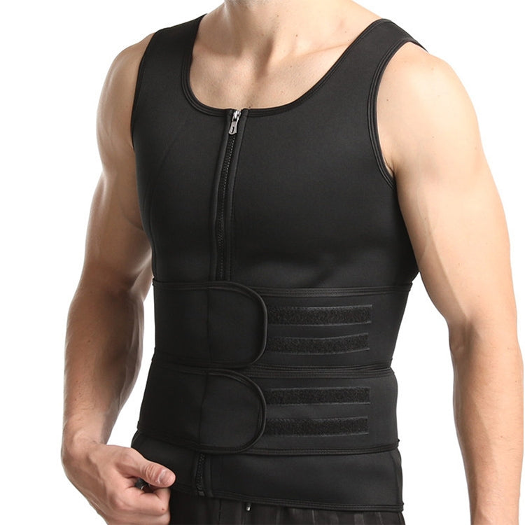 เสื้อกล้ามกระชับสัดส่วนสำหรับผู้ชายผ้าไนโอพรีน S, M, L, XL, XXL, XXXL