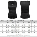 เสื้อกล้ามกระชับสัดส่วนสำหรับผู้ชายผ้าไนโอพรีน S, M, L, XL, XXL, XXXL