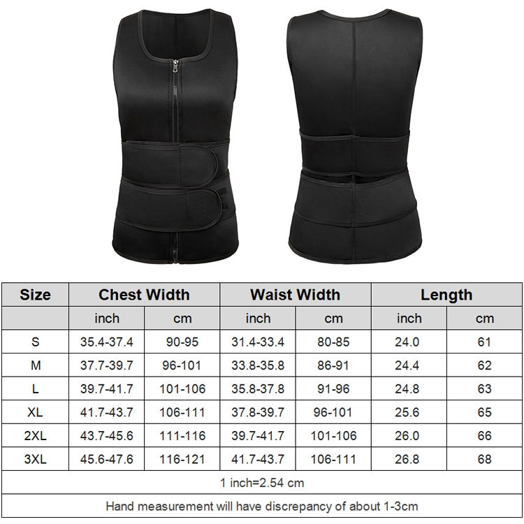 เสื้อกล้ามกระชับสัดส่วนสำหรับผู้ชายผ้าไนโอพรีน S, M, L, XL, XXL, XXXL