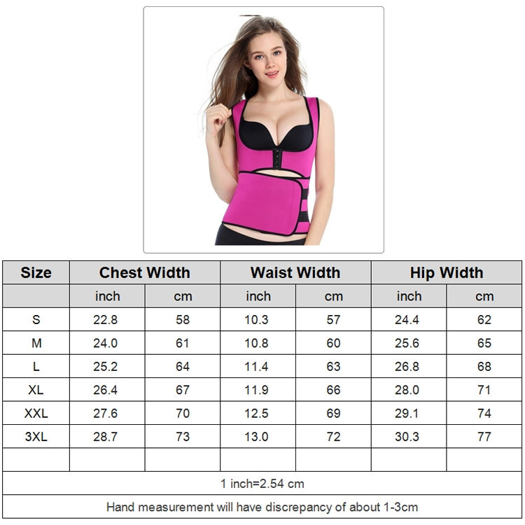 เสื้อกล้ามกระชับรูปร่างระบายเหงื่อ พร้อมเข็มขัดรัดเอว, S, M, XXXL, L, XL, XXL