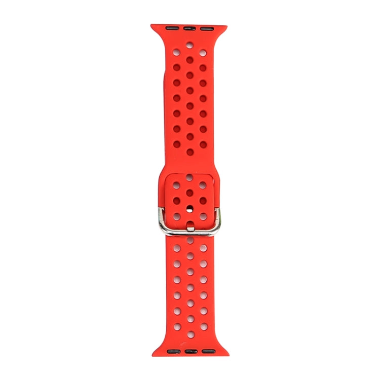 สายรัดนาฬิกาแบบซิลิโคนสำหรับ Apple Watch Series, 7 45mm / 6 & SE & 5 & 4 44mm / 3 & 2 & 1 42mm