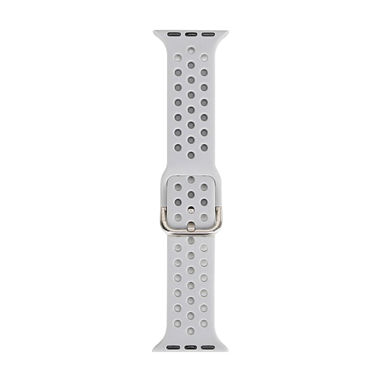 สายรัดนาฬิกาแบบซิลิโคนสำหรับ Apple Watch Series, 7 45mm / 6 & SE & 5 & 4 44mm / 3 & 2 & 1 42mm