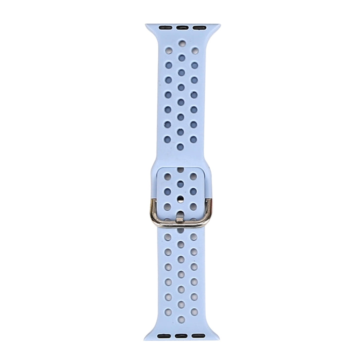 สายรัดนาฬิกาแบบซิลิโคนสำหรับ Apple Watch Series, 7 45mm / 6 & SE & 5 & 4 44mm / 3 & 2 & 1 42mm