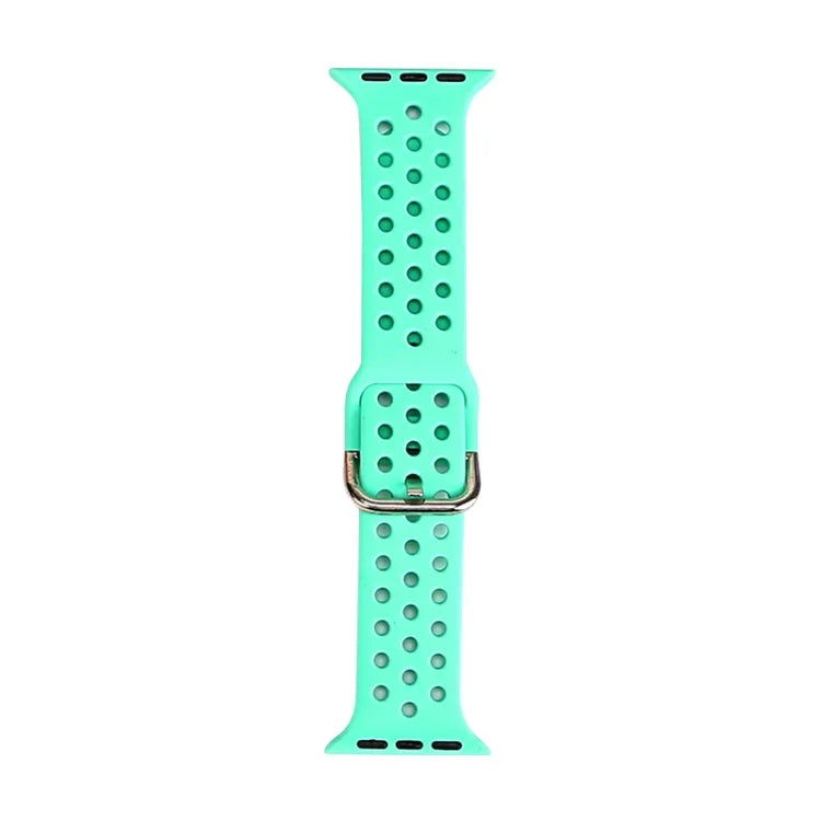 สายรัดนาฬิกาซิลิโคนสำหรับ Apple Watch Series, 7 41mm / 6 & SE & 5 & 4 40mm / 3 & 2 & 1 38mm
