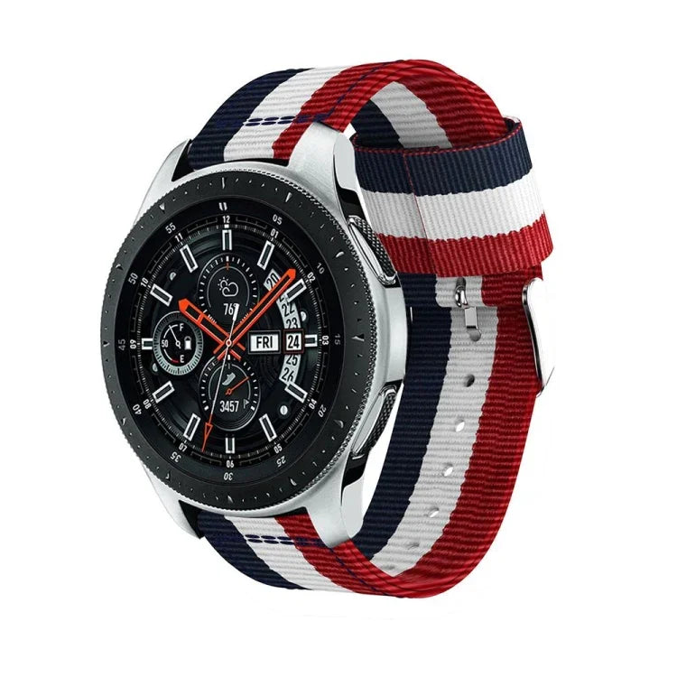 สายไนลอนแยกชิ้นเปลี่ยนได้ สำหรับ Samsung Galaxy Watch4 ขนาด 40/44 มม. และ Watch4 Classic ขนาด 42/46 มม.