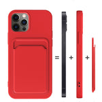 TPU + Flannel Lining Shockproof Case with Card Slots, For iPhone 13 mini, For iPhone 13, For iPhone 13 Pro, For iPhone 13 Pro Max
