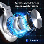 Head-mounted Wireless Bluetooth Stereo Headset, A70 Black, A70 Black Red, A70 Brown