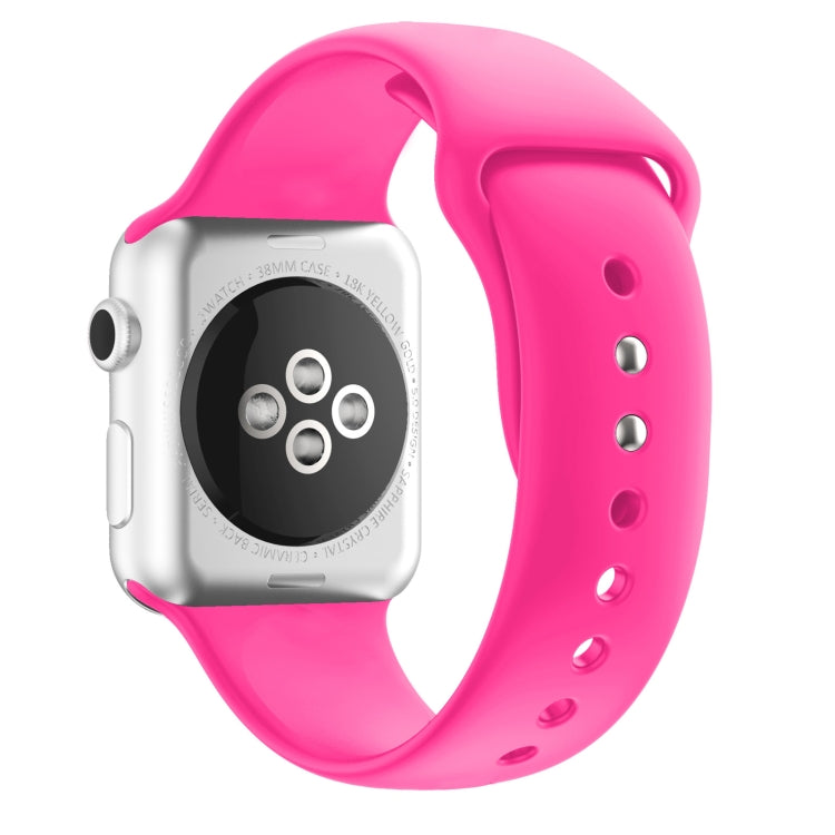 สายรัดนาฬิกาซิลิโคนแบบสองตะขอสำหรับ Apple Watch Series, 7 45mm / 6 & SE & 5 & 4 44mm / 3 & 2 & 1 42mm, 7 41mm / 6 & SE & 5 & 4 40mm / 3 & 2 & 1 38mm