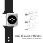 สายรัดนาฬิกาซิลิโคนแบบสองตะขอสำหรับ Apple Watch Series, 7 45mm / 6 & SE & 5 & 4 44mm / 3 & 2 & 1 42mm, 7 41mm / 6 & SE & 5 & 4 40mm / 3 & 2 & 1 38mm