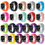 สายรัดนาฬิกาซิลิโคนแบบสองตะขอสำหรับ Apple Watch Series, 7 45mm / 6 & SE & 5 & 4 44mm / 3 & 2 & 1 42mm, 7 41mm / 6 & SE & 5 & 4 40mm / 3 & 2 & 1 38mm