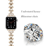 สายรัดนาฬิกาแบบโลหะรูปทรงเซกเตอร์เพชรสำหรับ Apple Watch Series, 7 41mm / 6 & SE & 5 & 4 40mm / 3 & 2 & 1 38mm, 7 45mm / 6 & SE & 5 & 4 44mm / 3 & 2 & 1 42mm