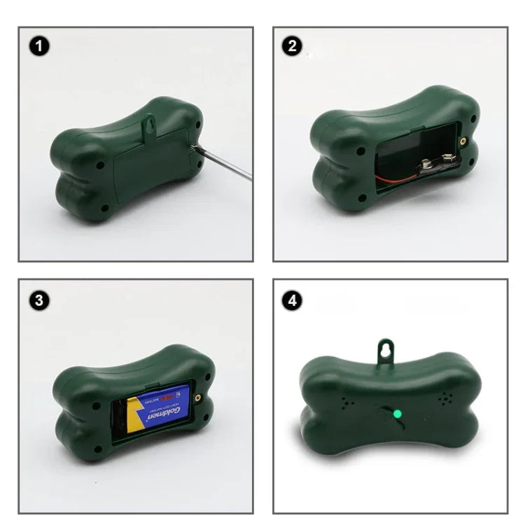 RC-518 เครื่องหยุดเห่าสุนัขด้วยคลื่นเสียงอัลตราโซนิกสำหรับใช้ในบ้าน RC-518