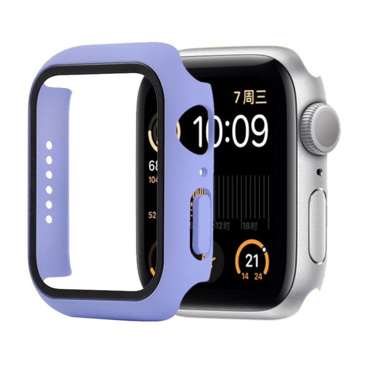 เคสป้องกัน PC+กระจกนิรภัยแบบกันกระแทก พร้อมกล่องบรรจุ สำหรับ Apple Watch 44mm (สีส้ม), สำหรับ Apple Watch Series 6 / 5 / 4 / Watch SE 44mm, สำหรับ Apple Watch Series 6 & SE & 5 & 4 44mm, สำหรับ Apple Watch Series 3 & 2 & 1 42mm