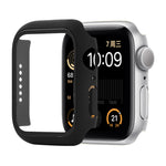 เคสป้องกัน PC+กระจกนิรภัยแบบกันกระแทก พร้อมกล่องบรรจุ สำหรับ Apple Watch 44mm (สีส้ม), สำหรับ Apple Watch Series 6 / 5 / 4 / Watch SE 44mm, สำหรับ Apple Watch Series 6 & SE & 5 & 4 44mm, สำหรับ Apple Watch Series 3 & 2 & 1 42mm