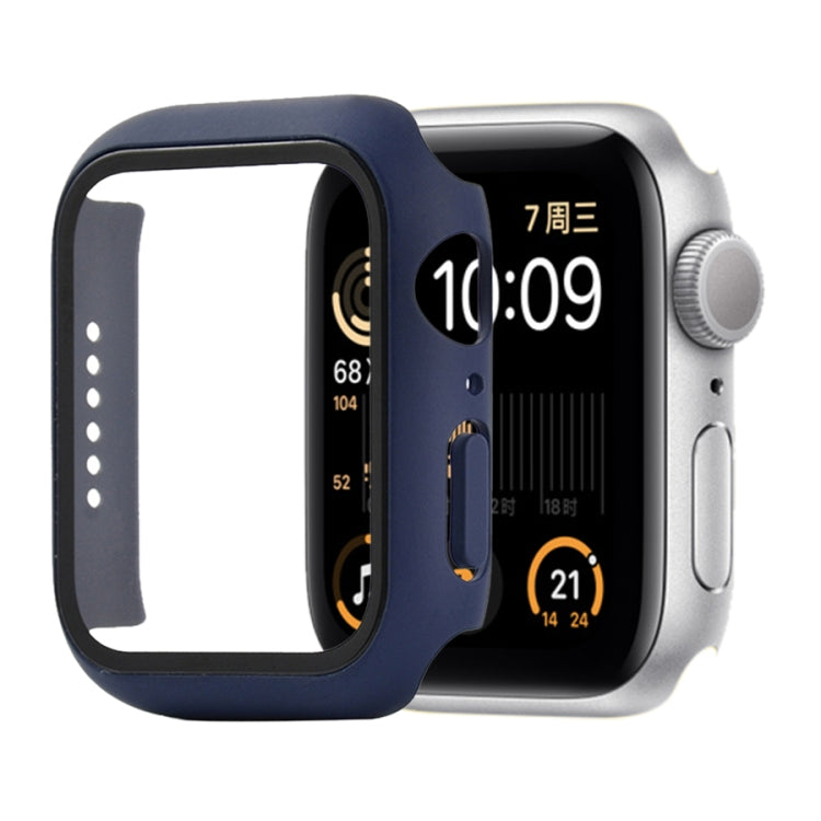 เคสป้องกัน PC+กระจกนิรภัยแบบกันกระแทก พร้อมกล่องบรรจุ สำหรับ Apple Watch 44mm (สีส้ม), สำหรับ Apple Watch Series 6 / 5 / 4 / Watch SE 44mm, สำหรับ Apple Watch Series 6 & SE & 5 & 4 44mm, สำหรับ Apple Watch Series 3 & 2 & 1 42mm