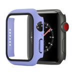 เคสป้องกัน PC+กระจกนิรภัยแบบกันกระแทก พร้อมกล่องบรรจุ สำหรับ Apple Watch 44mm (สีส้ม), สำหรับ Apple Watch Series 6 / 5 / 4 / Watch SE 44mm, สำหรับ Apple Watch Series 6 & SE & 5 & 4 44mm, สำหรับ Apple Watch Series 3 & 2 & 1 42mm