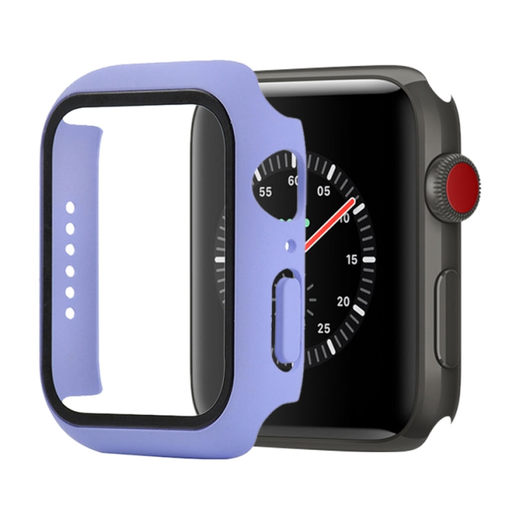 เคสป้องกัน PC+กระจกนิรภัยแบบกันกระแทก พร้อมกล่องบรรจุ สำหรับ Apple Watch 44mm (สีส้ม), สำหรับ Apple Watch Series 6 / 5 / 4 / Watch SE 44mm, สำหรับ Apple Watch Series 6 & SE & 5 & 4 44mm, สำหรับ Apple Watch Series 3 & 2 & 1 42mm