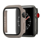 เคสป้องกัน PC+กระจกนิรภัยแบบกันกระแทก พร้อมกล่องบรรจุ สำหรับ Apple Watch 44mm (สีส้ม), สำหรับ Apple Watch Series 6 / 5 / 4 / Watch SE 44mm, สำหรับ Apple Watch Series 6 & SE & 5 & 4 44mm, สำหรับ Apple Watch Series 3 & 2 & 1 42mm