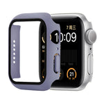 เคสกันกระแทก PC+กระจกนิรภัย พร้อมกล่องบรรจุ สำหรับ Apple Watch 44mm(สีส้ม), สำหรับ Apple Watch Series 6 / 5 / 4 / Watch SE 40mm, สำหรับ Apple Watch Series 3 & 2 & 1 38mm