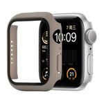 เคสกันกระแทก PC+กระจกนิรภัย พร้อมกล่องบรรจุ สำหรับ Apple Watch 44mm(สีส้ม), สำหรับ Apple Watch Series 6 / 5 / 4 / Watch SE 40mm, สำหรับ Apple Watch Series 3 & 2 & 1 38mm