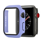 เคสกันกระแทก PC+กระจกนิรภัย พร้อมกล่องบรรจุ สำหรับ Apple Watch 44mm(สีส้ม), สำหรับ Apple Watch Series 6 / 5 / 4 / Watch SE 40mm, สำหรับ Apple Watch Series 3 & 2 & 1 38mm
