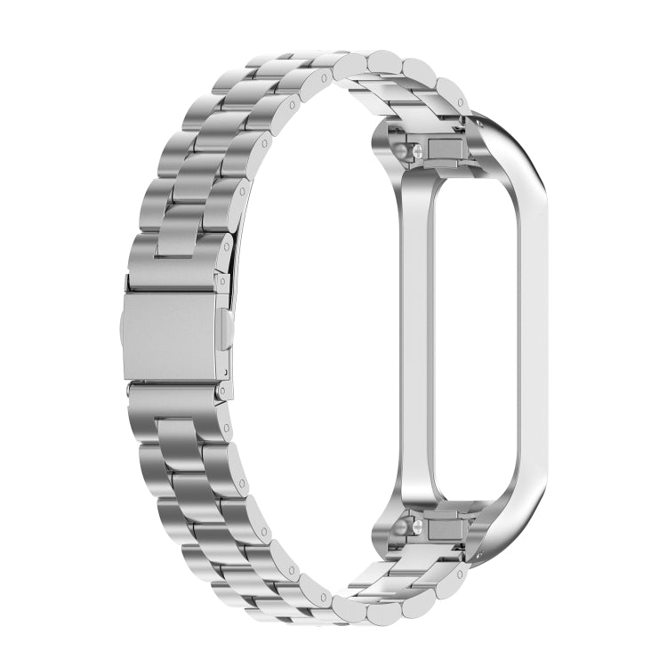 สายรัดนาฬิกาเหล็กสามเม็ดสำหรับ Samsung Galaxy Fit2 SM-R220