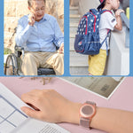 สายรัดข้อมือไนลอนกันรอยขีดข่วนและกันกระแทก พร้อมเคสป้องกัน TPU สำหรับ AirTag