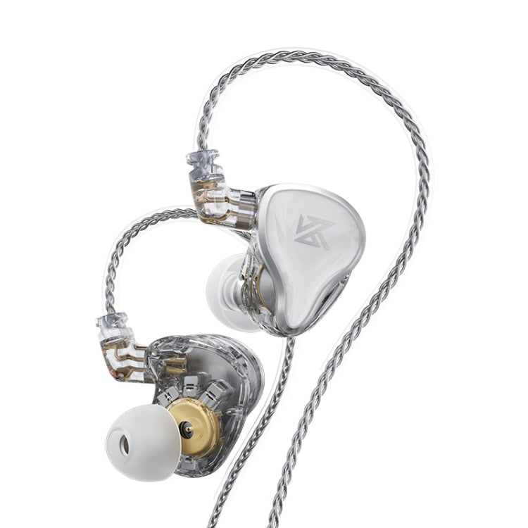 KZ ZAS หูฟังแบบมีสาย 16 หน่วย Ring Iron In-ear รุ่นมาตรฐาน ZAS (สีขาว), ZAS (สีดำ), รุ่นมีไมโครโฟน ZAS (สีขาว), ZAS (สีดำ)