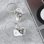 KZ ZAS หูฟังแบบมีสาย 16 หน่วย Ring Iron In-ear รุ่นมาตรฐาน ZAS (สีขาว), ZAS (สีดำ), รุ่นมีไมโครโฟน ZAS (สีขาว), ZAS (สีดำ)