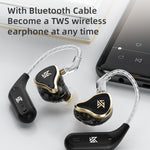 KZ ZAS หูฟังแบบมีสาย 16 หน่วย Ring Iron In-ear รุ่นมาตรฐาน ZAS (สีขาว), ZAS (สีดำ), รุ่นมีไมโครโฟน ZAS (สีขาว), ZAS (สีดำ)