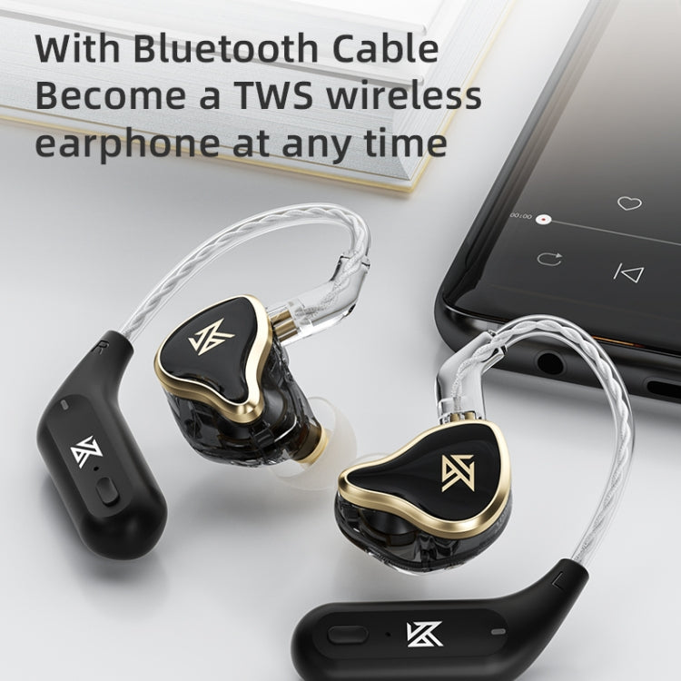 KZ ZAS หูฟังแบบมีสาย 16 หน่วย Ring Iron In-ear รุ่นมาตรฐาน ZAS (สีขาว), ZAS (สีดำ), รุ่นมีไมโครโฟน ZAS (สีขาว), ZAS (สีดำ)