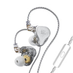 KZ ZAS หูฟังแบบมีสาย 16 หน่วย Ring Iron In-ear รุ่นมาตรฐาน ZAS (สีขาว), ZAS (สีดำ), รุ่นมีไมโครโฟน ZAS (สีขาว), ZAS (สีดำ)