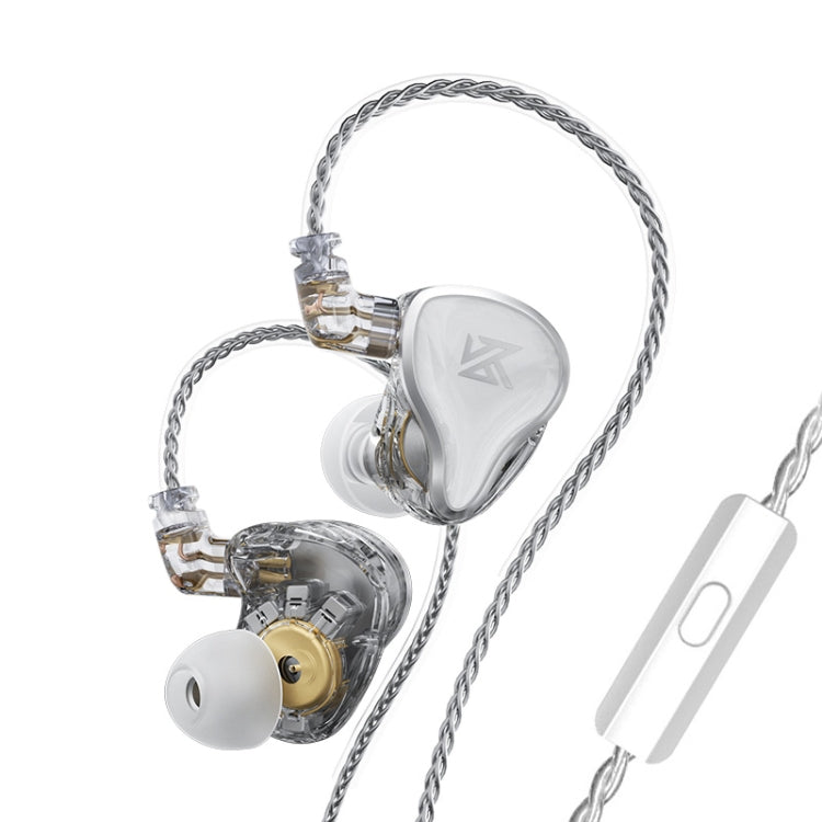KZ ZAS หูฟังแบบมีสาย 16 หน่วย Ring Iron In-ear รุ่นมาตรฐาน ZAS (สีขาว), ZAS (สีดำ), รุ่นมีไมโครโฟน ZAS (สีขาว), ZAS (สีดำ)