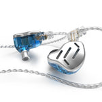 KZ ZAX หูฟังสปอร์ตเกมมิ่งแบบมีสาย 16 หน่วย Ring Iron In-ear รุ่นมาตรฐาน ZAX (สีเงิน), ZAX (สีดำ), รุ่นมีไมโครโฟน ZAX (สีเงิน), ZAX (สีดำ)
