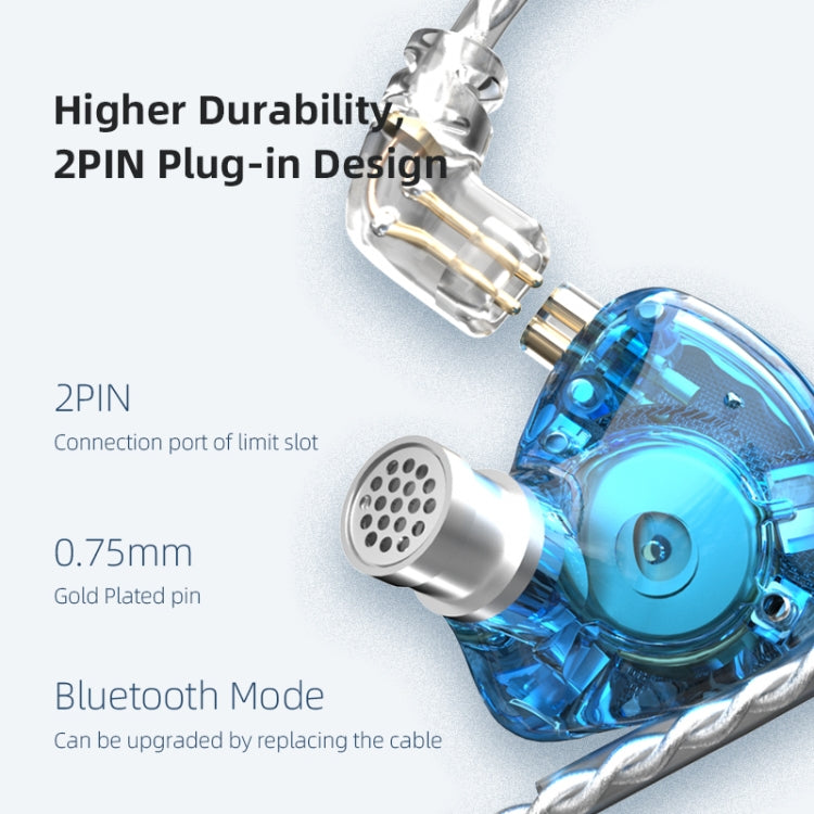 KZ ZAX หูฟังสปอร์ตเกมมิ่งแบบมีสาย 16 หน่วย Ring Iron In-ear รุ่นมาตรฐาน ZAX (สีเงิน), ZAX (สีดำ), รุ่นมีไมโครโฟน ZAX (สีเงิน), ZAX (สีดำ)