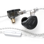 KZ ZAX หูฟังสปอร์ตเกมมิ่งแบบมีสาย 16 หน่วย Ring Iron In-ear รุ่นมาตรฐาน ZAX (สีเงิน), ZAX (สีดำ), รุ่นมีไมโครโฟน ZAX (สีเงิน), ZAX (สีดำ)