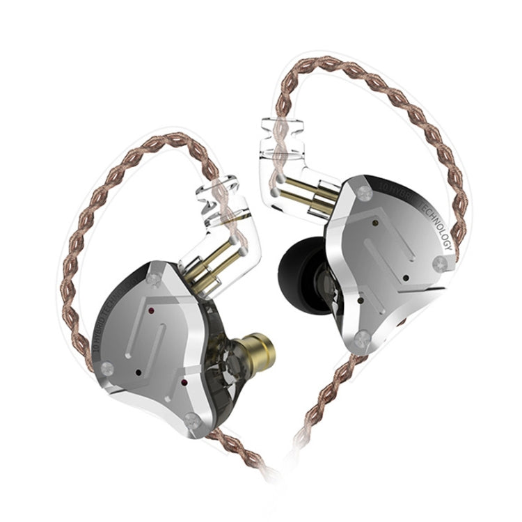KZ ZS10 Pro หูฟังเกมมิ่งแบบมีสาย 10 หน่วย Ring Iron In-ear รุ่นมีไมโครโฟน ZS10 Pro (สีน้ำเงินสำหรับสตรีมเมอร์), ZS10 Pro (สีทองแวววาว), ZS10 Pro (สีม่วง), ZS10 Pro (สีน้ำเงินเพชร), รุ่นมาตรฐาน ZS10 Pro (สีดำ)